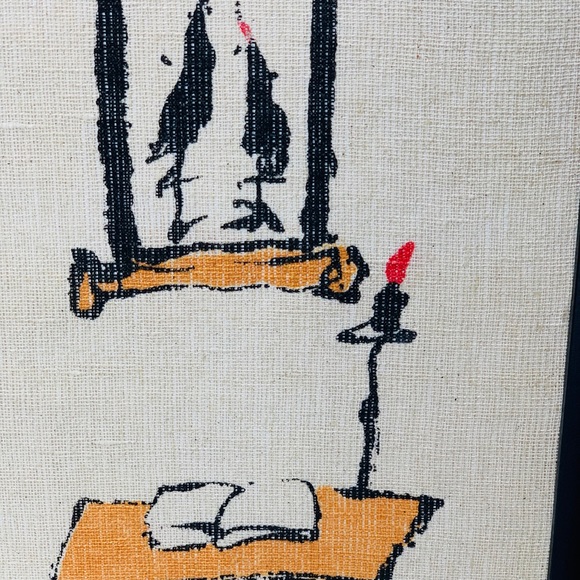 Japanese Hand Painted Canvas Size 25.5” X 17” - Picture 10 of 10